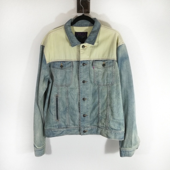 mishka Other - Mishka NWT Denim Distress Washed Jacket MNWKA